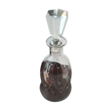 Engraved crystal decanter