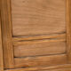 Asymmetrical wardrobe in raw wood