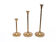 Villeroy & Boch Brass Candle Sticks Germany 1980s Set of 3