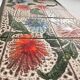 Vintage ceramic coffee table by Vallauris – floral and flat top