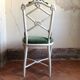 Old veranda or cast iron garden chair