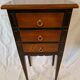 Meuble d’appoint Richelieu en bois – 3 tiroirs – finition bicolore