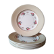 6 earthenware plates by Salins