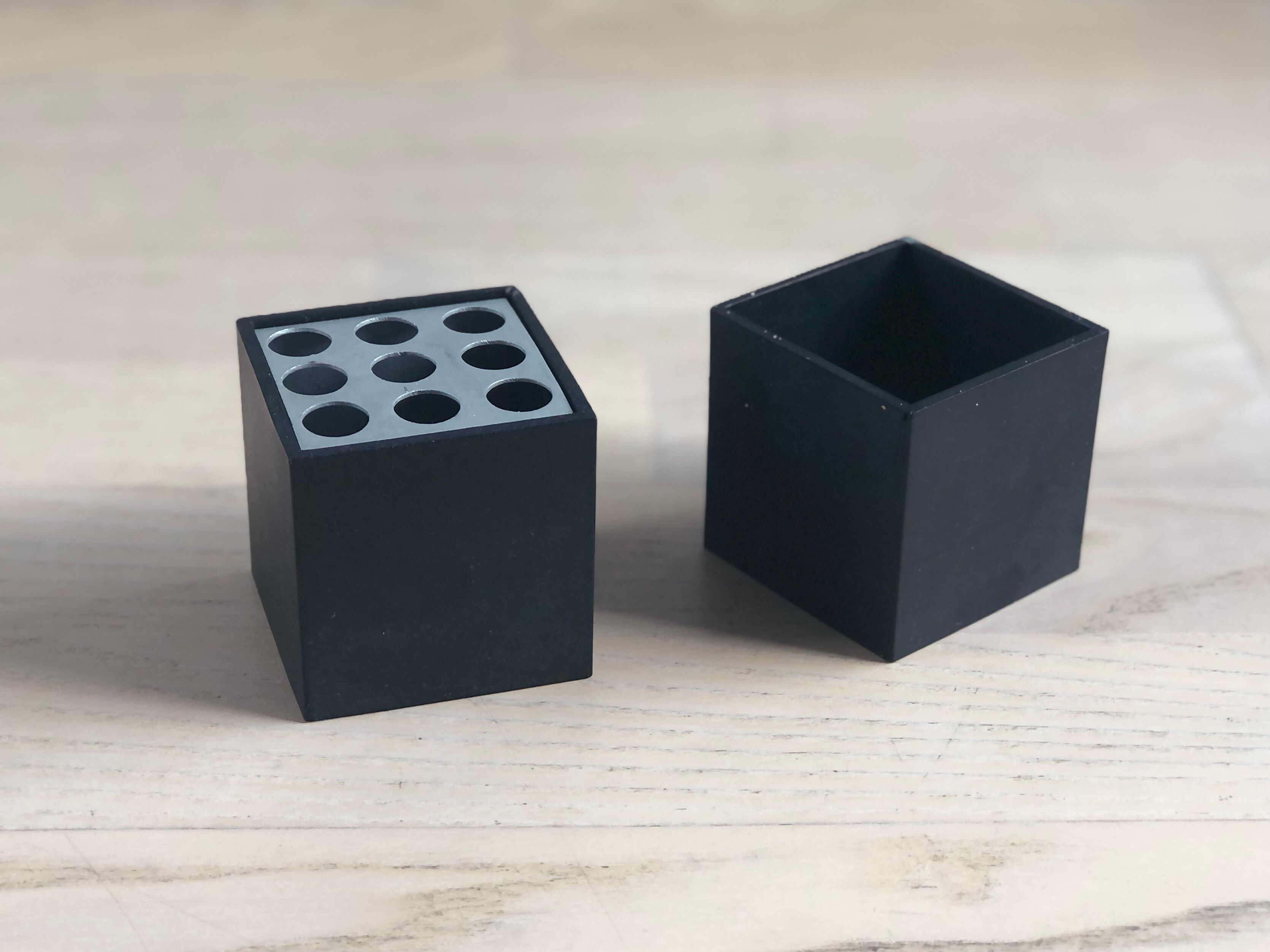 Cubo Office Set by Bruno Munari, Danese Milano Edition, Italy