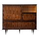 Art Deco style wooden display cabinet