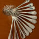 Christofle Malmaison cutlery 49pieces very good condition silver metal