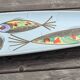 Large XXL ceramic fish platter Pornic Vintage 1950s