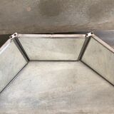Triptych barber mirror 73x30cm
