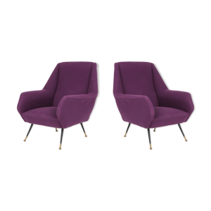 Paire de fauteuils rembourrage