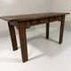 Rustic oak console table or desk 1960’s