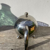 1960s Atomic Stainless Steel Teapot