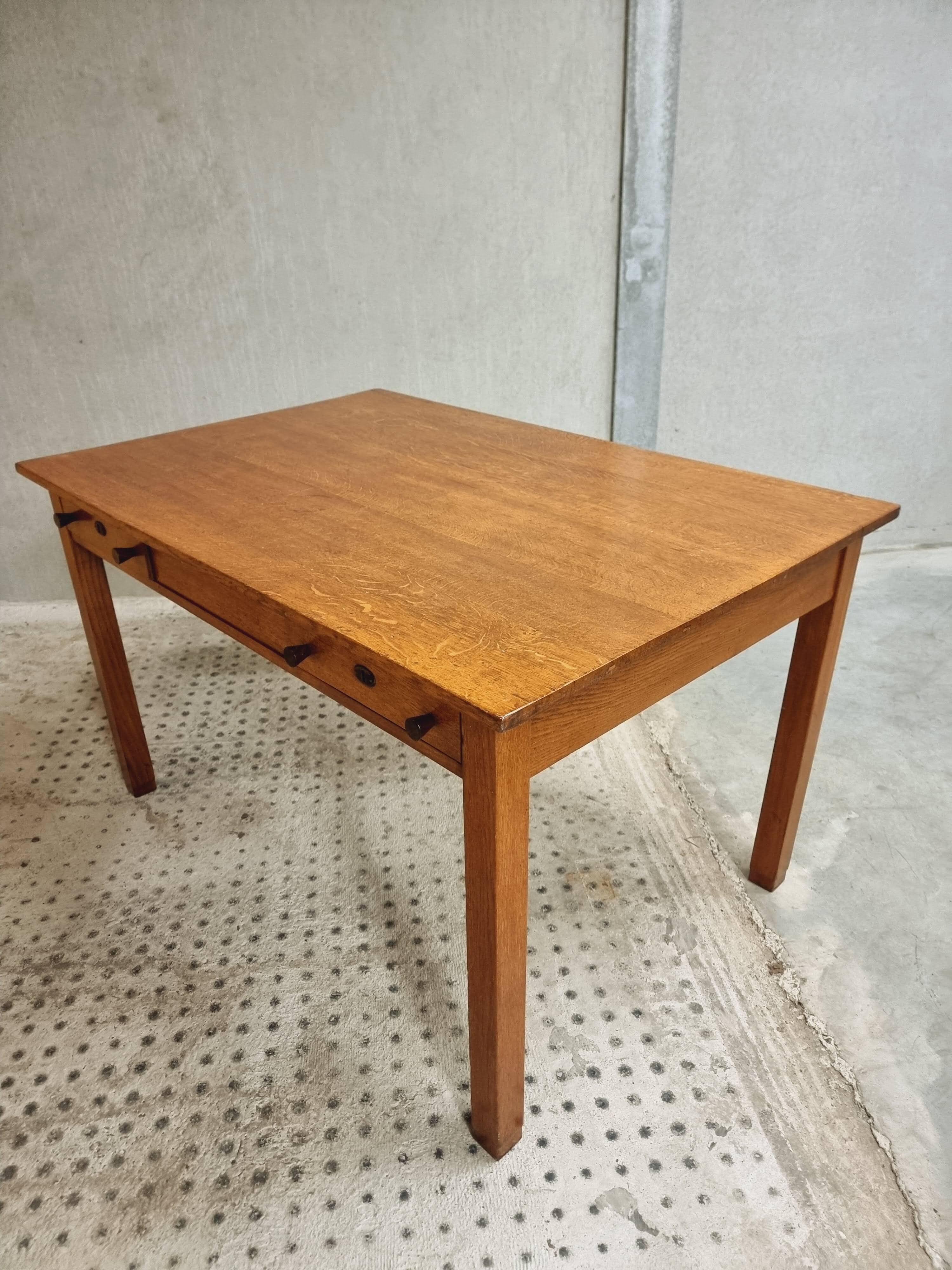Antique table dining table Hague School oak