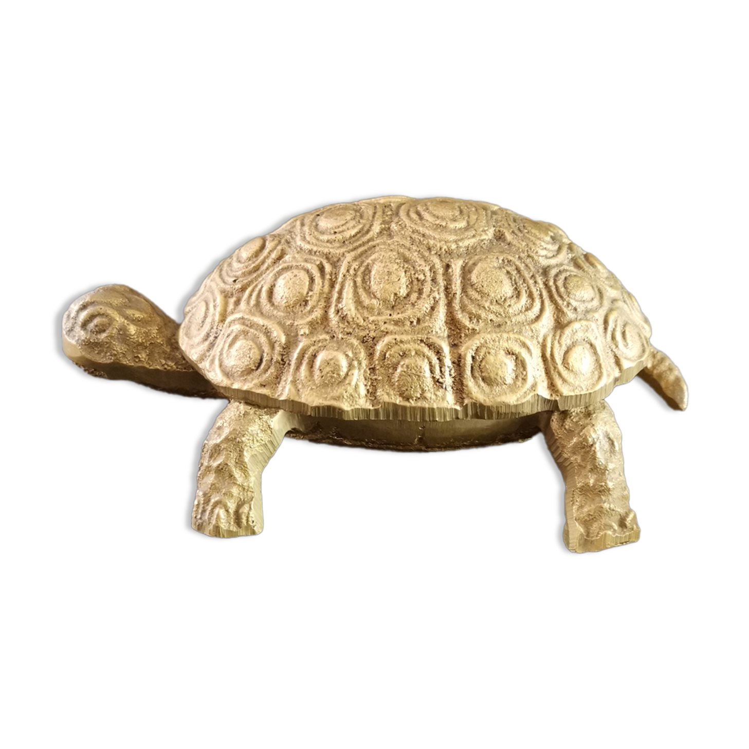 Empty vintage animal bronze pocket