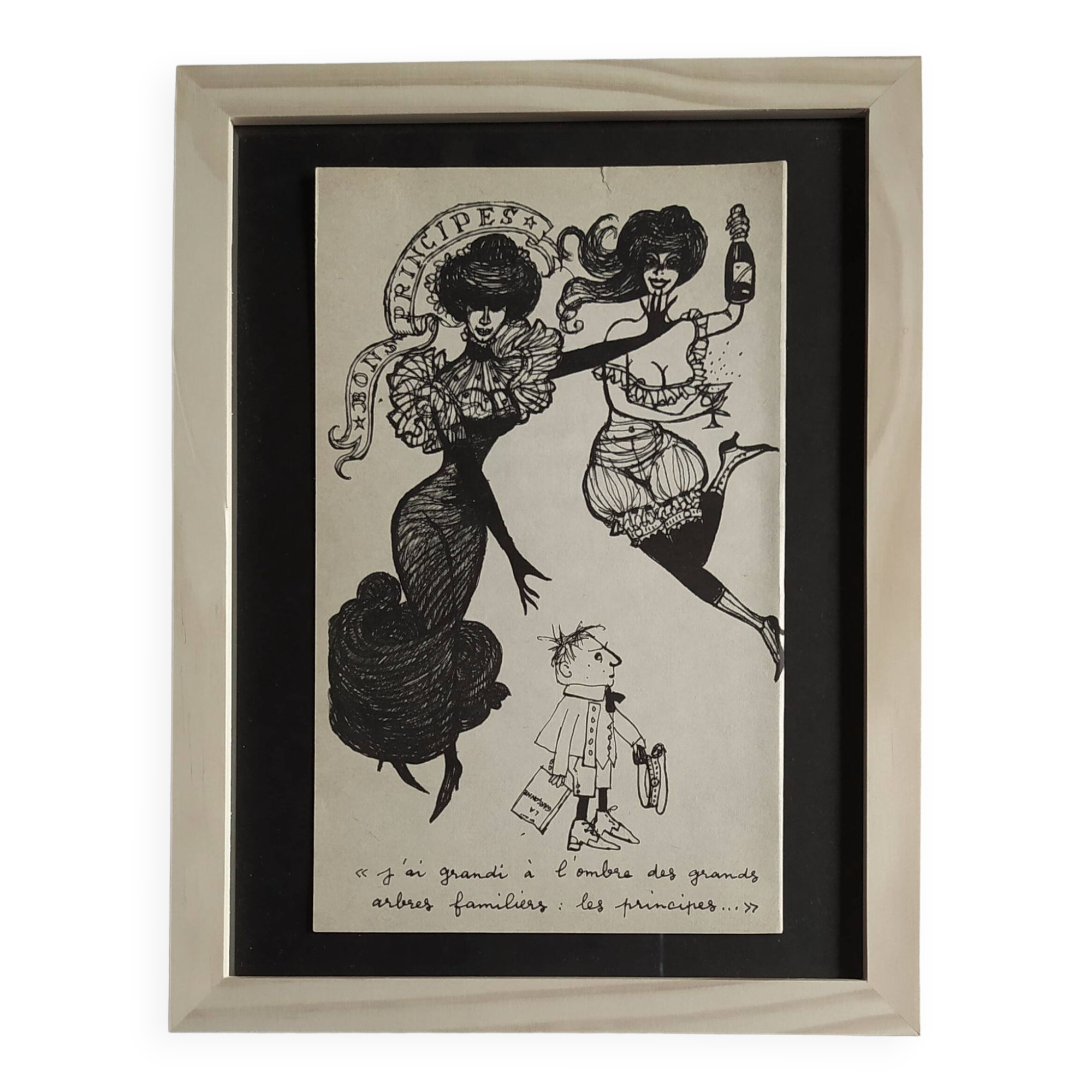 Harmful illustration from 1962 (family series) "the principles"