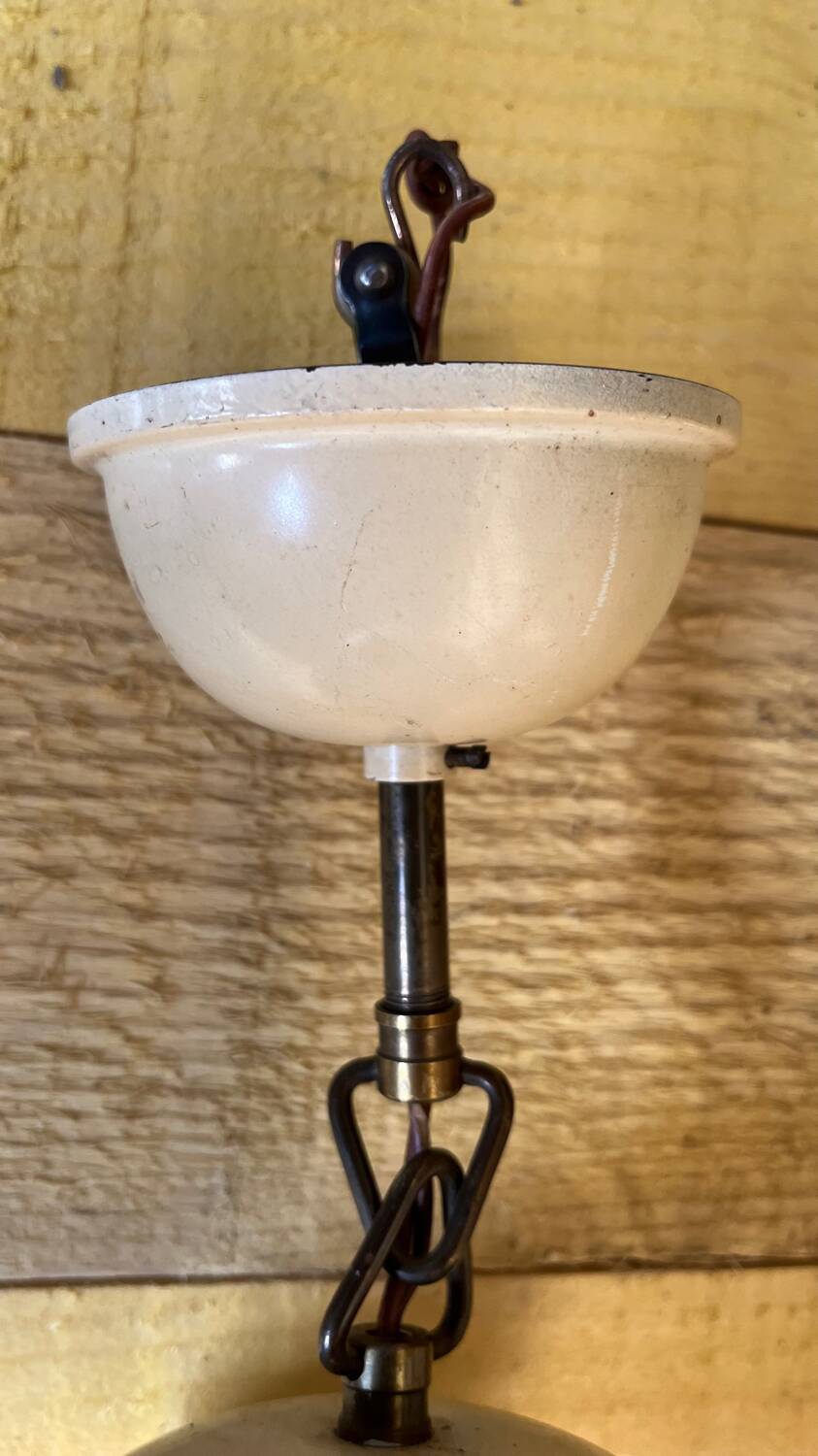 Opaline ball pendant from the 1950s