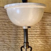 Opaline ball pendant from the 1950s