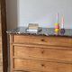 20th century Louis Philippe style wood and marble chest of drawers