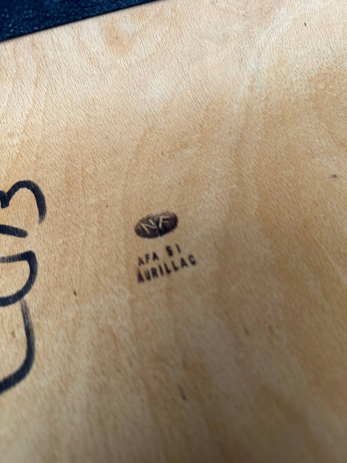 Lot de 50 chaises écoles bois et métal