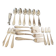 Set of silver-plated cutlery