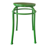Metal and wood stool