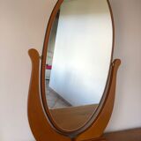 Wooden psyche mirror, 92x59 cm