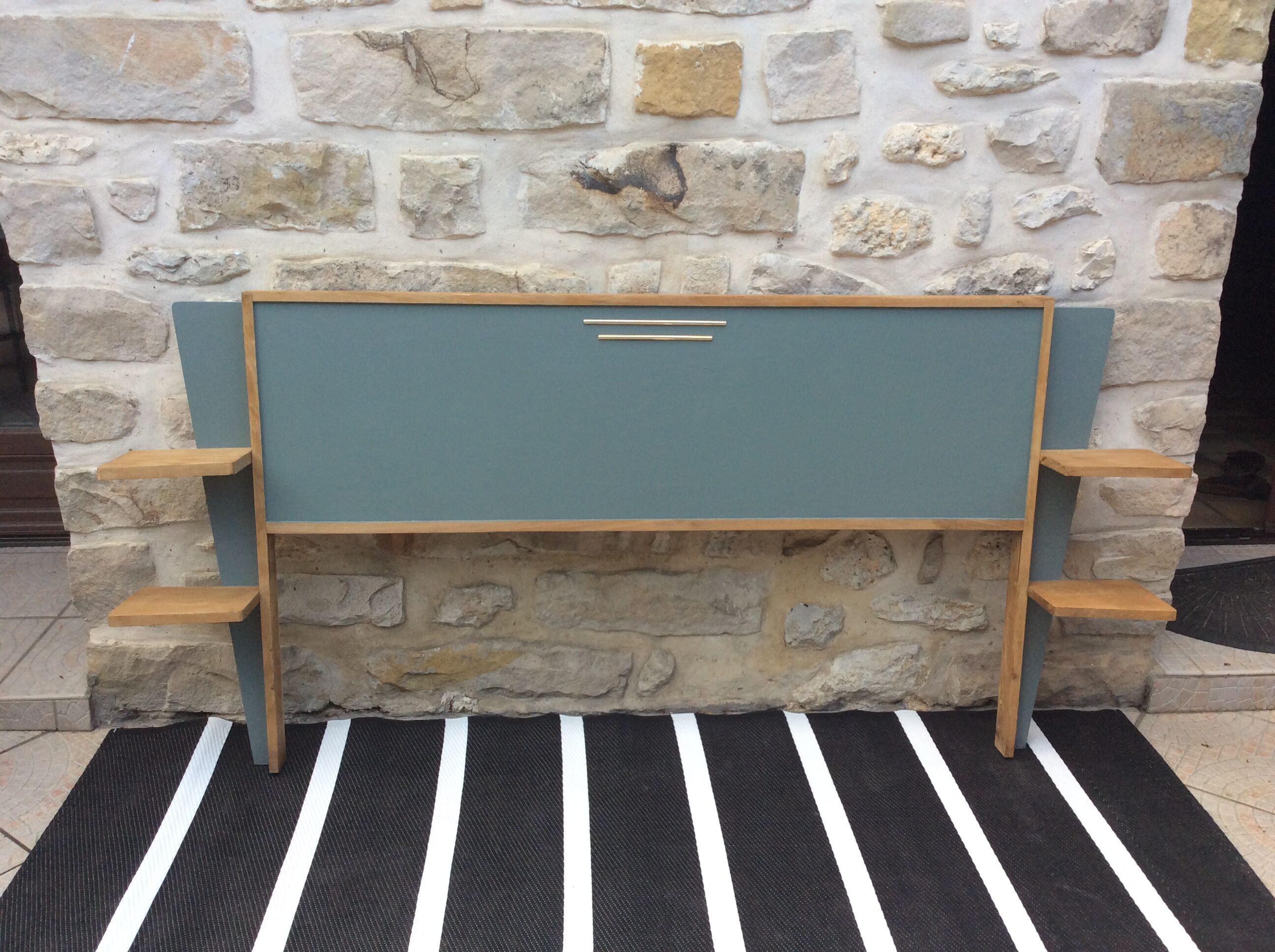 Wooden headboard