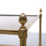 Superb brass bronze sofa tables, 1950s, france