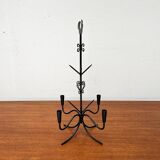 Mid-century Scandinavian metal candle holder by Gunnar Ander, 1960s.