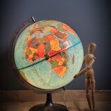 World map terrestrial 1983