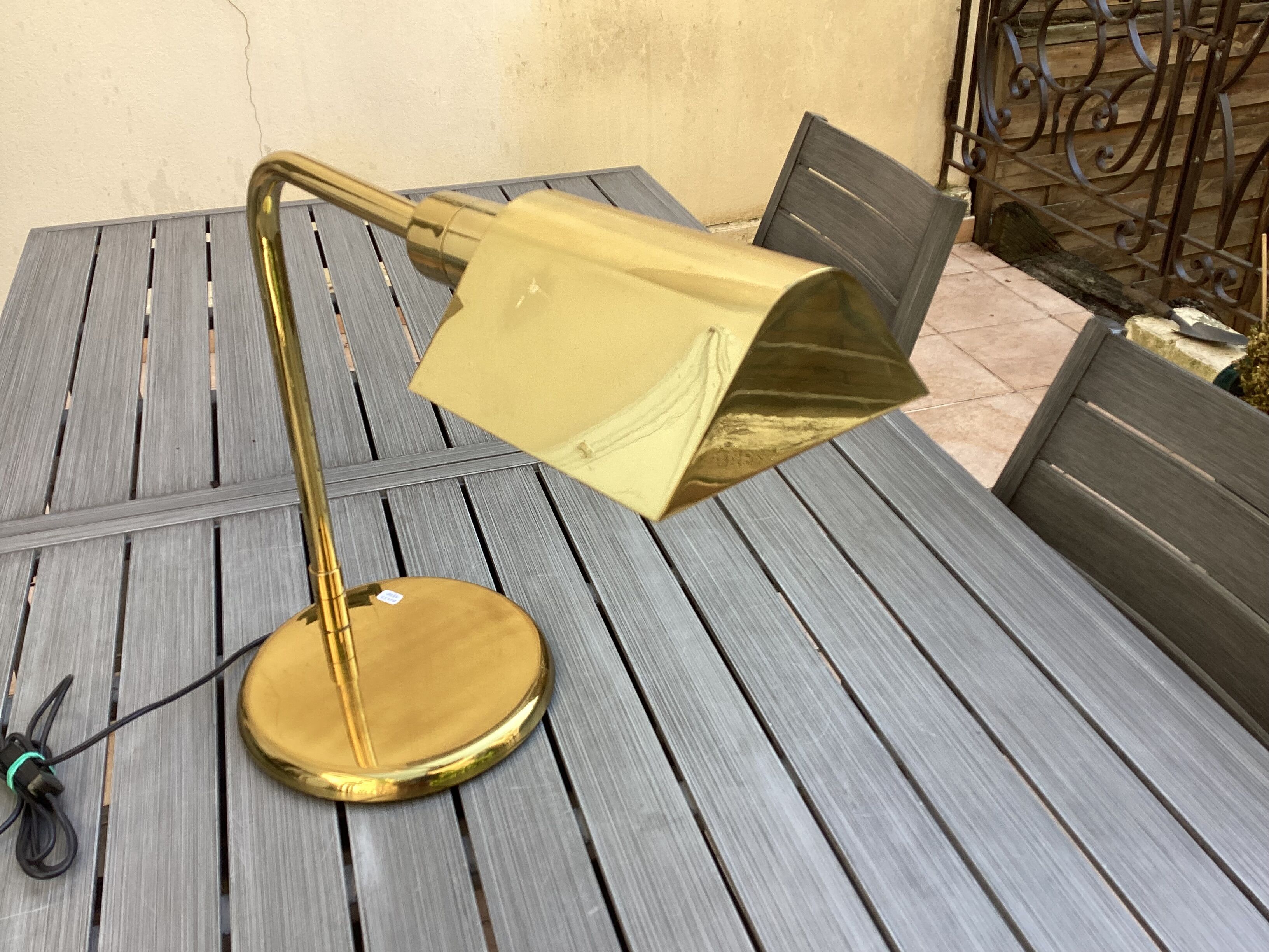 70s desk lamp, Metalarte style, vintage