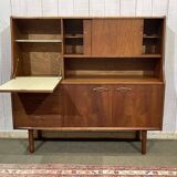 Buffet bar en teck anglais des années 70