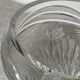 Cut crystal salad bowl