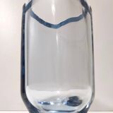 Thick Transparent Glass Vase by Strombergshyttan, Sweden