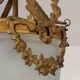 Antique French Louis XVI Style Glass and Bronze Pendant Lamp c. 1900