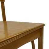 Vintage wooden chair 1980s minimalist design unique