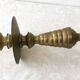Art deco brass candle holder