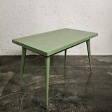 Old Tolix dining table