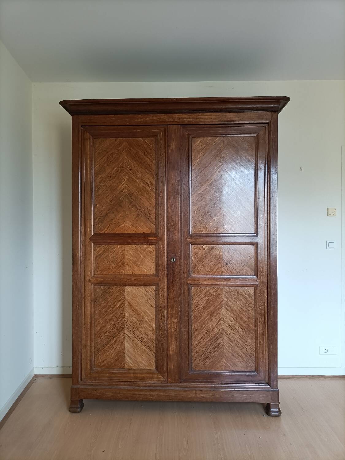 Louis Philippe oak wardrobe