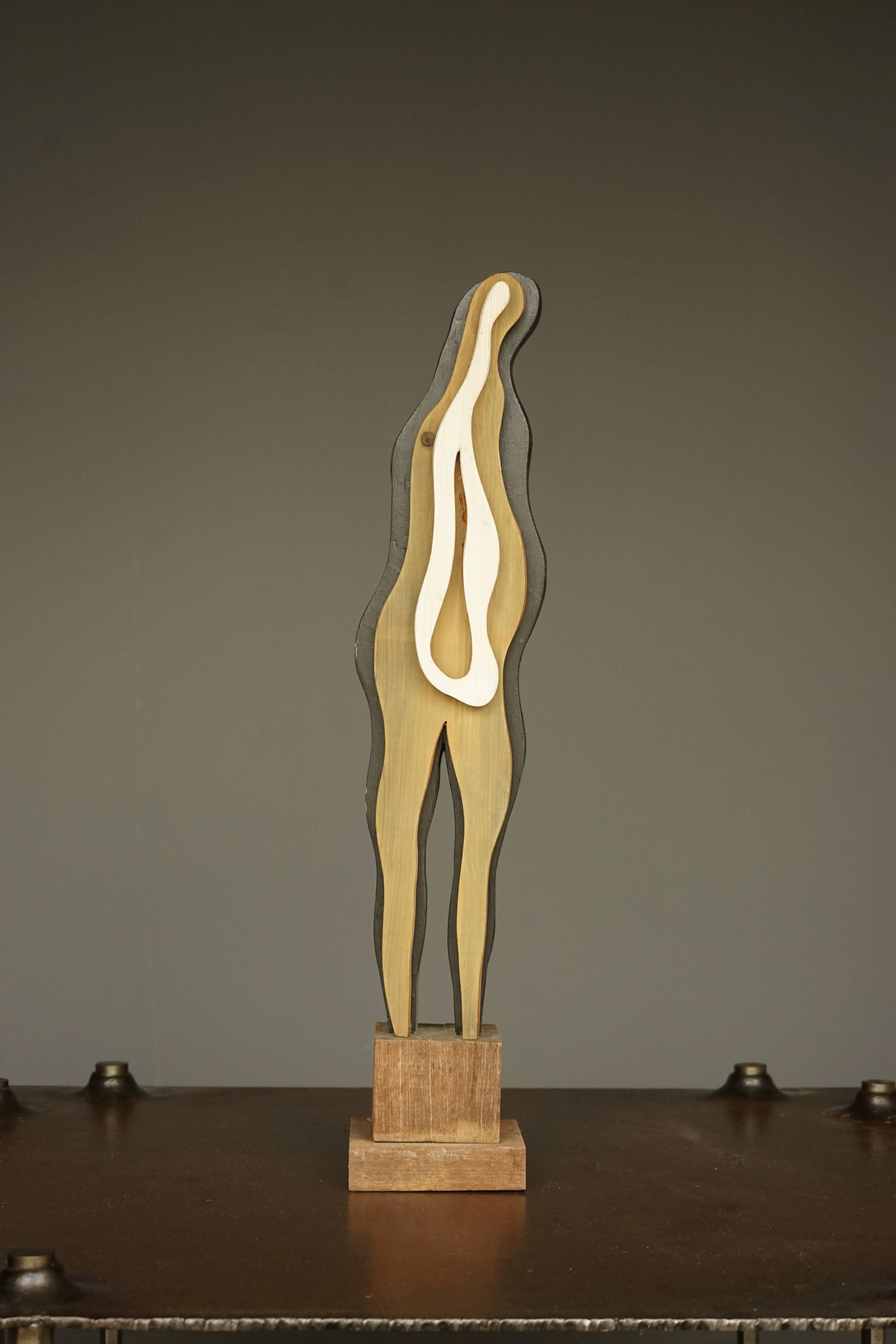 Surrealist Sculpture of Standing Figure. 1970s.