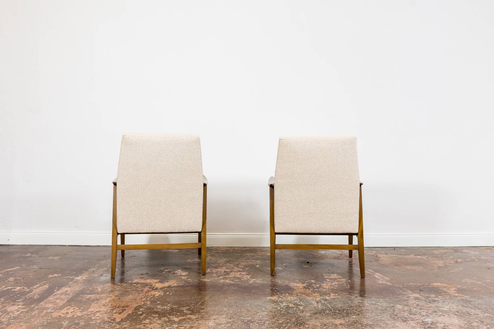 Pair of restored mid-century modern armchairs 1960's