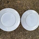 Set of 2 early 19th century earthenware plates