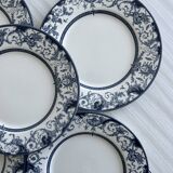 5 English plates