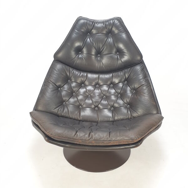 Fauteuil F588 et ottoman par Geoffrey Harcourt pour Artifort, années 60