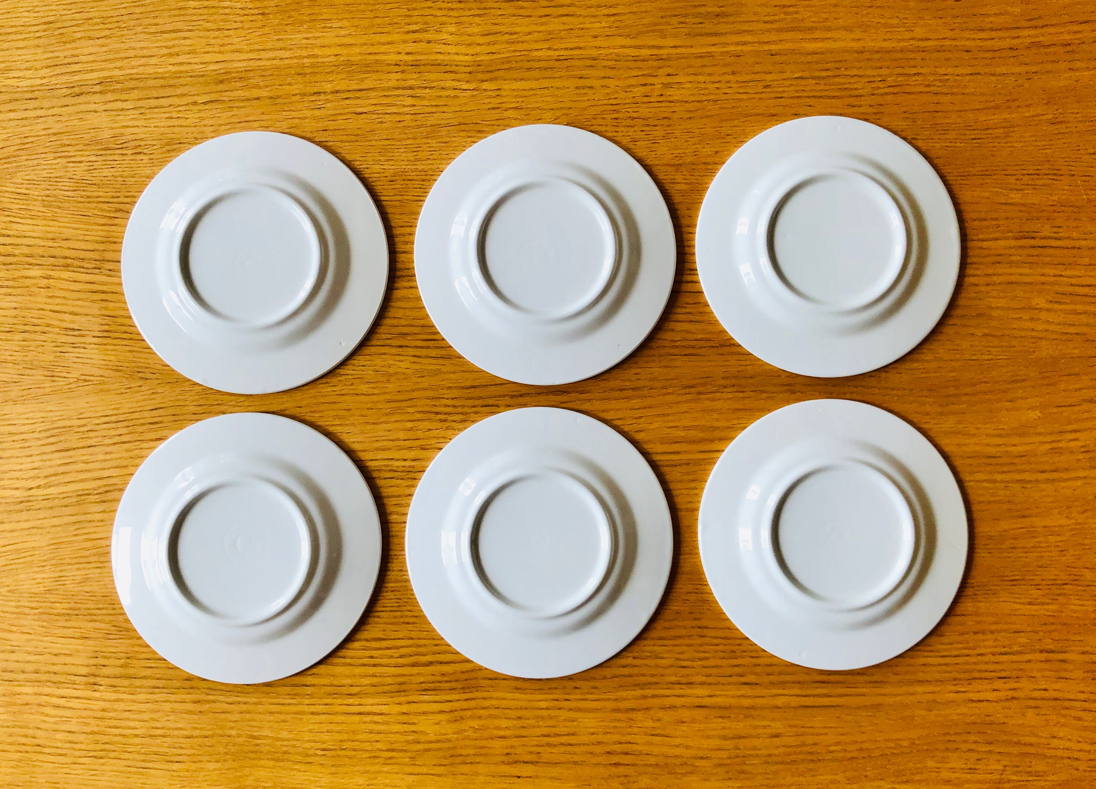 Lot of 6 Italian dessert plates 20cm