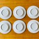 Lot de 6 assiettes à dessert italiennes 20cm