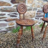 Stools, Dudouyt style tripod chairs
