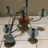 Ancient 5-branch chandeliers