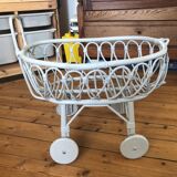 Renovated rattan pram