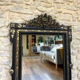 Miroir ancien Napoléon III 124,5cm/83,5cm