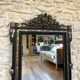 Antique Napoleon III mirror 124.5cm/83.5cm